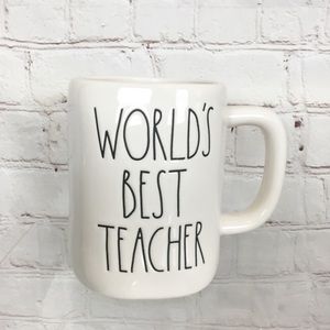 🚨FLASH SALE🚨Rae Dunn “WORLD’S BEST TEACHER” coffee mug